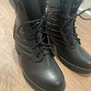 MIA Women's Black Lace-Up Boots